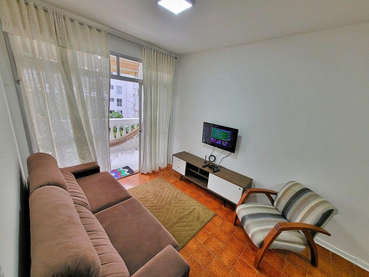 Ap 02 Dorms - Enseada - Com Sacada, Ar-Cond, Wi-Fi, 01 Vaga, Lado Praia غوارويا المظهر الخارجي الصورة
